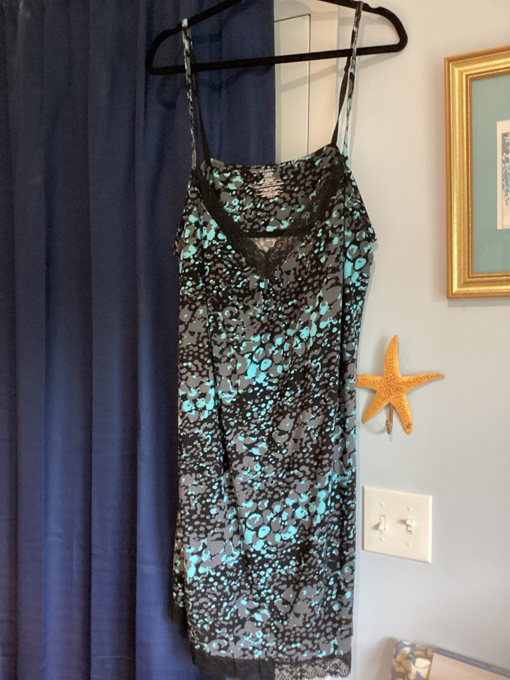 George 3x plus animal print nightgown chemise New w/tag